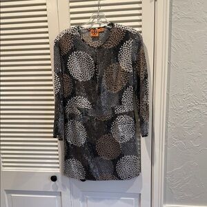 Tory Burch 100% silk sequined tunic